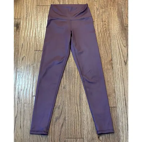 Aerie  high rise skinny mauve sheen leggings small