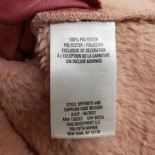 Spyder Womens L Cozy Quarter Snap Pullover in Misty Rose NEW