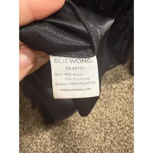 Sue Wong Vtg Nocturne Womens Black Beaded Babydoll Maxi Dress 4 Whimsigoth Y2k