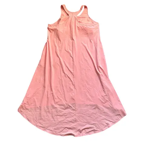 Halara Backless Racerback Side Pocket High Low Flowy Midi Quick Dry Casual Dress