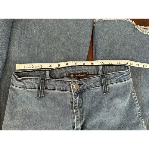 Boho Bell Bottom Light Wash Stretchy Jeans Size 4 Blue - Image 7