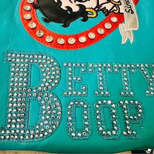 Betty Boop Rhinestone Accents Crossbody Bag