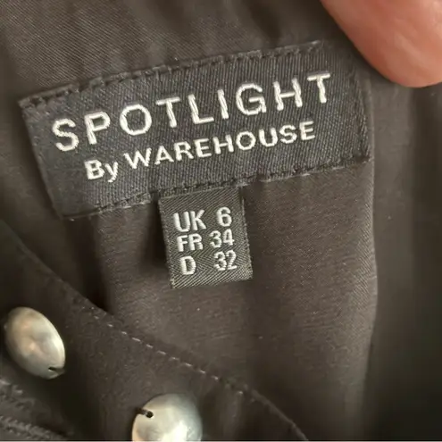 Warehouse Ladies Black Studded Beaded One