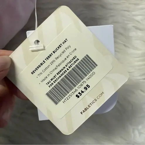 Fabletics  Reversible Terry Bucket Hat Blush O/S NWT