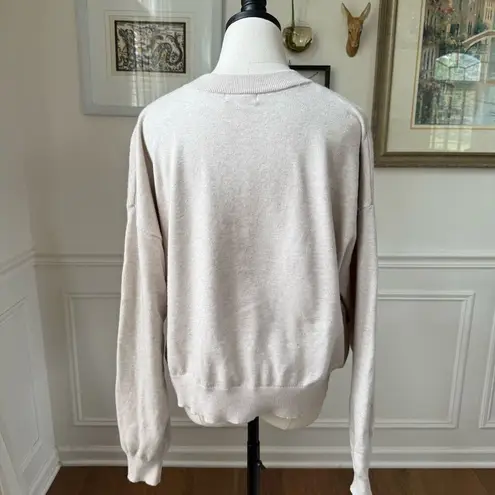 Stella Tweed Beige Teddy Bear Sweater XL