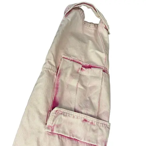 GRLFRND Pink Camo Cargo Jean SIZE 29 Lex Baggy Slouchy Low Rise Rigid $245 NEW