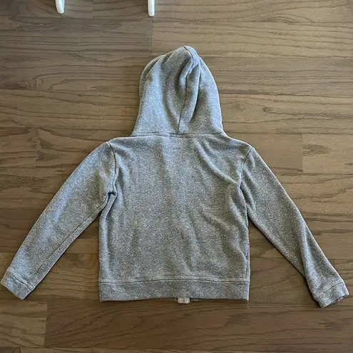78 & Sunny Grey Hooded Zip Up Sweatshirt