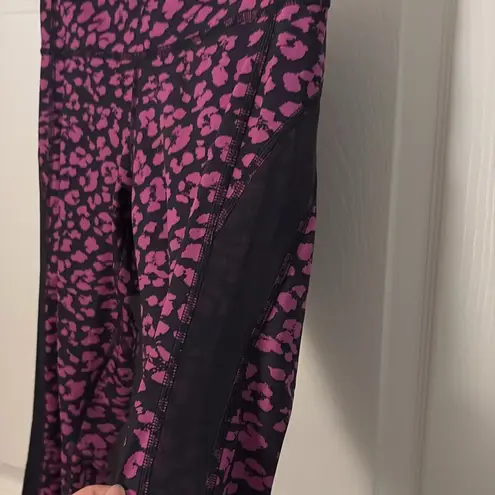 Lululemon  Size 6 Drop It Like Its Hot Wunder Under Purple Cheetah Leggings Set - Image 14