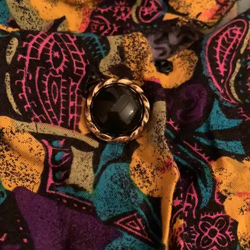 Vibrant Diana Marco vintage floral print dress 14