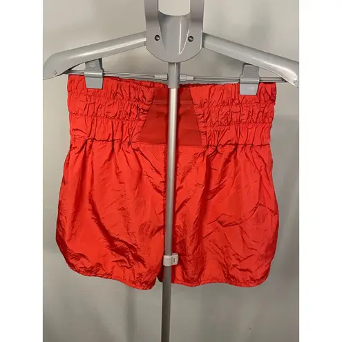 FP Movement Free People Women's The Way Home Shorts Red Athletic Gym Size L