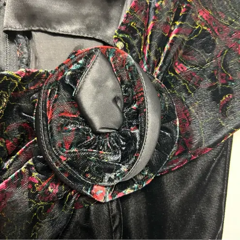 Gunne Sax Jessica McClintock Dress 80’s Homecoming Prom Velvet Sleeveless