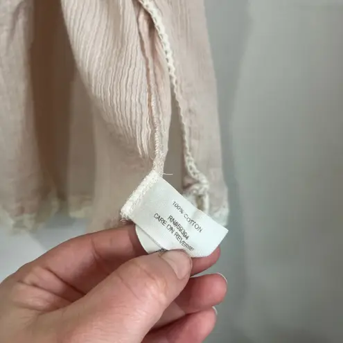 Mudd  Y2K Babydoll Tank Top Lace Trim Fairy Grunge 2000s Size M