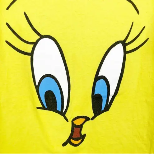 Vintage Tweety Bird Single Stitch Six Flags 90s Yellow T Shirt Sz L/XL Size L