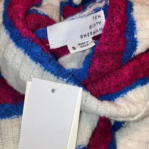 Ten Sixty Sherman NWT Cozy Stripe Cowl Neck Sweater S