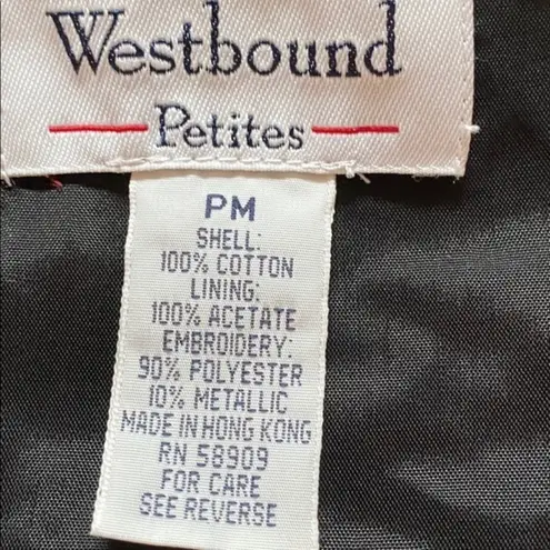 Westbound Women’s Christmas Vintage Velvet Vest by Size MP