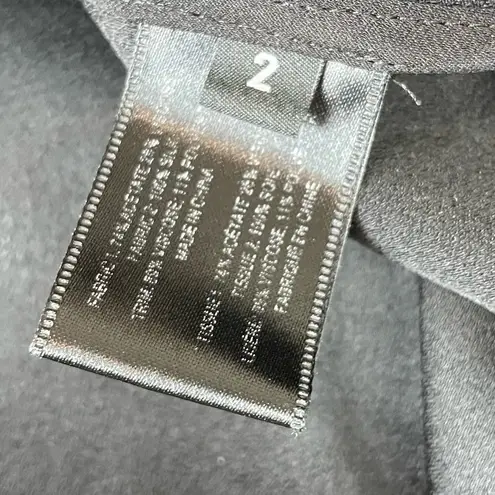 Proenza Schouler Size 2 Black Sleeveless Flared Dress lace up back