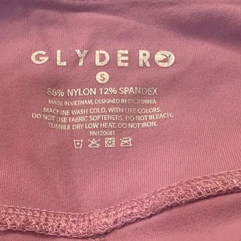 Glyder Cropped Leggings Pink Size Small Exercise Workout Gym Trainer