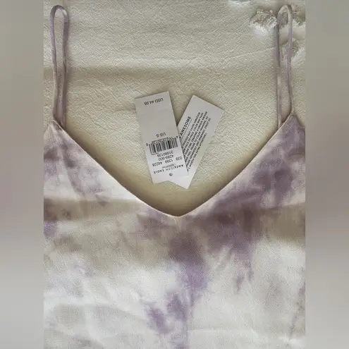 American Eagle NWT  Tie Dye Slip Mini Dress - White/Lilac - S