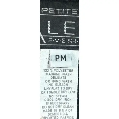 Alex Evenings New Ali Miles Jacket Size Medium Petite Black Abstract Artsy Art to Wear Work