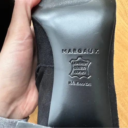 Margaux The Downtown Boot, Black Suede Ankle Booties, Size 8