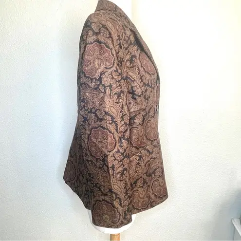 Le Suit Collections paisley business jacket dress blazer suit lined