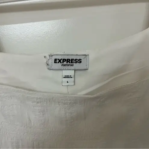 Source Unknown Flowy White Pink and Blush Tiered Mini Dress with Ruffle Sleeves Size Lb by - Image 10