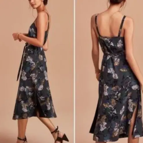 Aritzia Wilfred Astere Floral Midi Wrap Dress XS