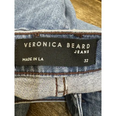 Veronica Beard Blake Classic Straight High Rise Jeans In Amethyst Size 32