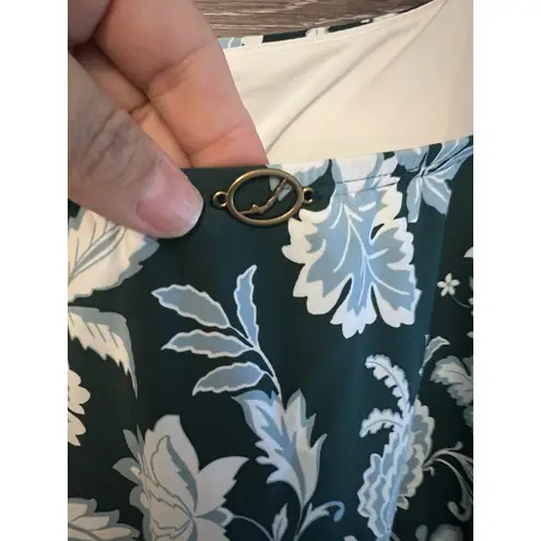 Jantzen Swimsuit Sz 8 Printed Cami Tankini with Comfort Core Brief Modest