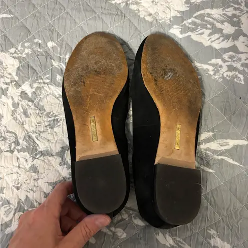 Louise et Cie Black Suede Loafer Flats