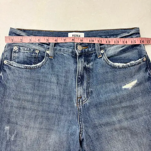 Pistola Blue Distressed Boyfriend Jeans Size 28 Style#P6626KEE-ATD