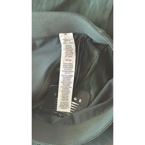 Savage X Fenty Mesh Diamond Pattern Tights Green Medium Size 8