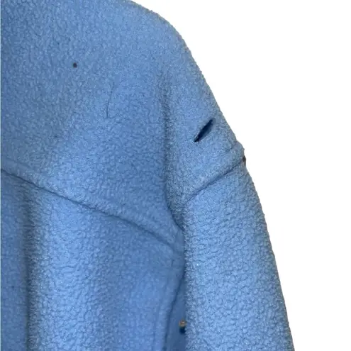LL bean fleece full zip jacket Blue Size L