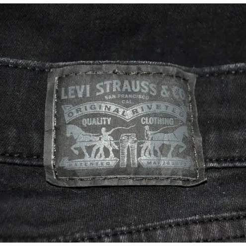 Levi's Ladies Black Classic Bootcut Jeans Size 8 Stretch Casual Western
