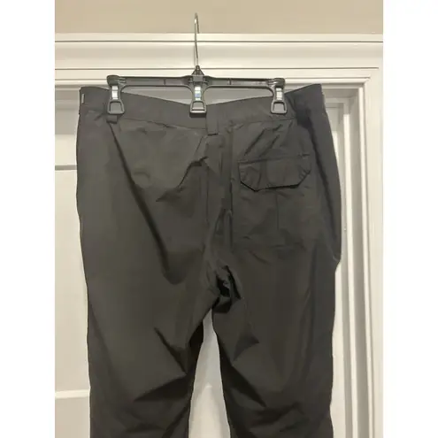 Zero Restriction Womens MEDIUM Waterproof Golf Pants Black GoreTex Ankle Zip EUC