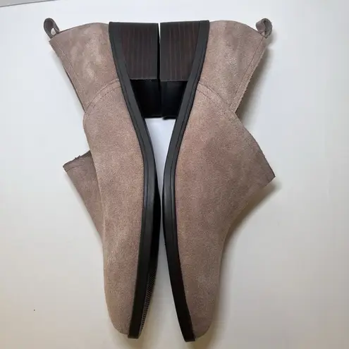 Bella Vita Women's Taupe Slip On Shoe Low Bootie Loafer Size 10 US Neutral Boot