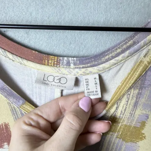 LOGO By Lori Goldstein LOGO Lori Goldsein Sleeveless Maxi Dress Multicolor Womens US size M