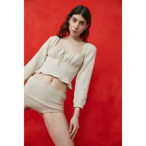 NWT Tach Clothing Bella Wool Sweater Top in Cream Sz Medium $198