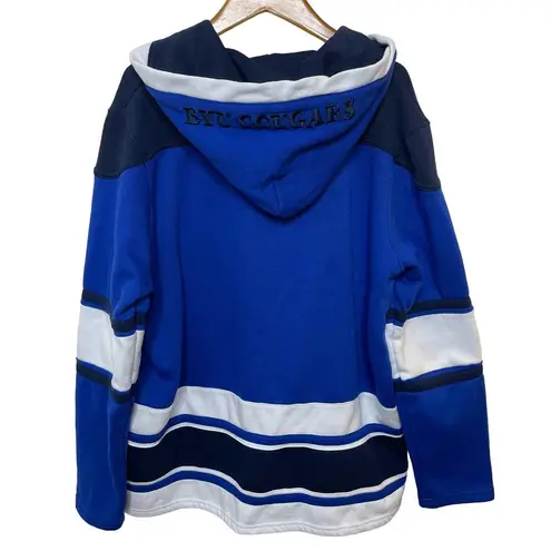 Colosseum  BYU Women’s Hockey Jersey Style Thick Sweatshirt Hoodie Long Sleeve XL