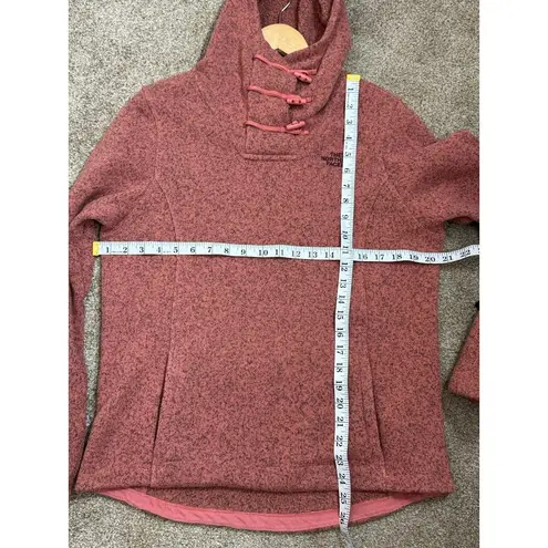 The North Face  Pink Red Women’s Crescent  Hooded Sweater M Hiking Outdoors