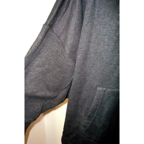 prAna NWT New Womens M Cozy Up Poncho Charcoal Heather Dark Gray Pocket