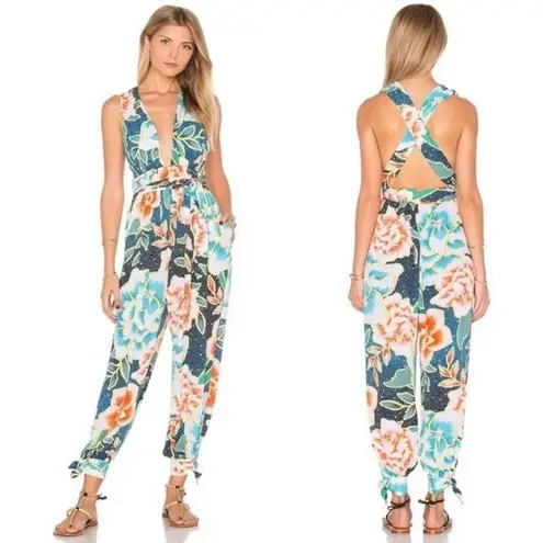 Mara Hoffman Wrap Back Jumpsuit in Arcadia Indigo