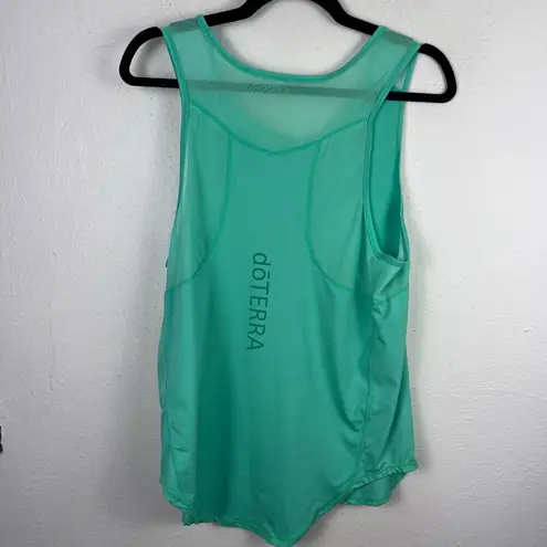 doTERRA Logo Women's Bright Green Relaxed Fit Athletic Tank Top Medium