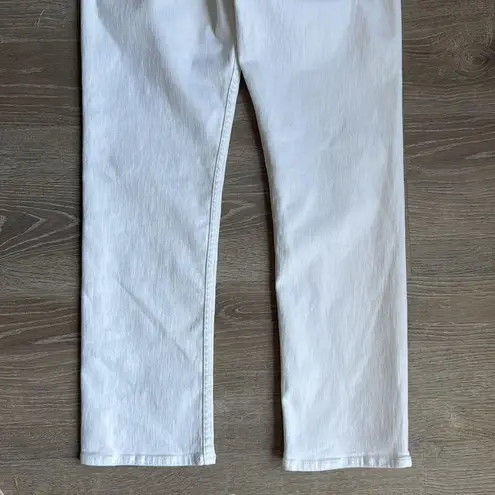 MOTHER HIGH WAISTED RIDER ANKLE Fairest Of Them All White Size 28