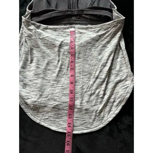 Lululemon  Women's Raise The Barre Tank Top Workout Shirt Cutout Back Bra Sz 6