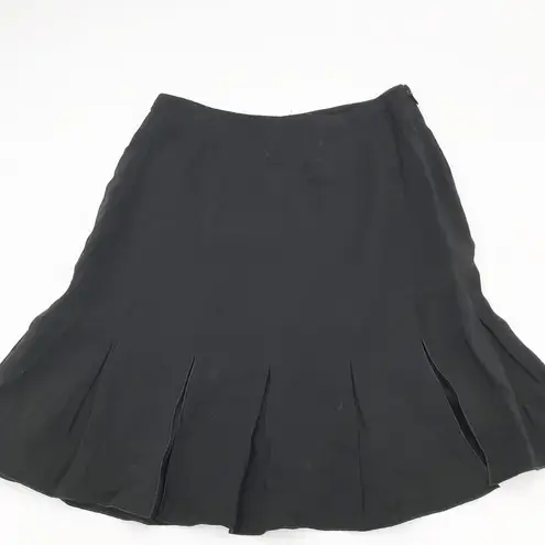 Rachel Zoe  Black Pleated Flare Mini Skirt