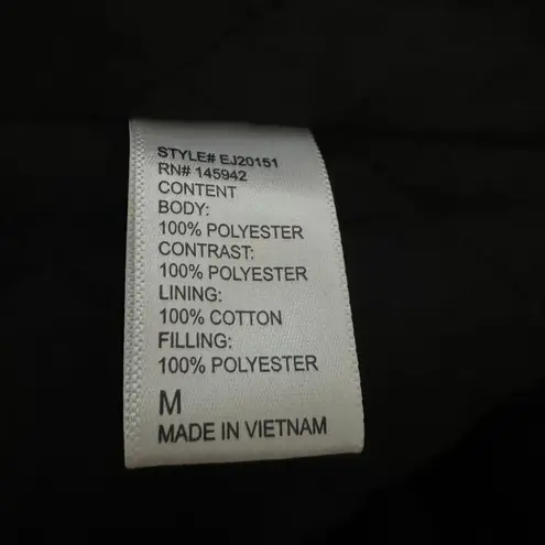 EDEN SOCIETY Faux Fur Wooly Coat Stitchfix Cinch Waist Jacket Black NWT Medium