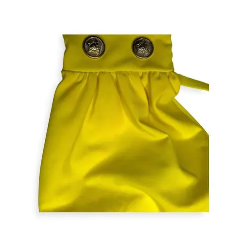 Versace Gianni Beachwear ♔ Gold Medusa Heads Bandeau Bikini Top ♔ Yellow ♔ 2