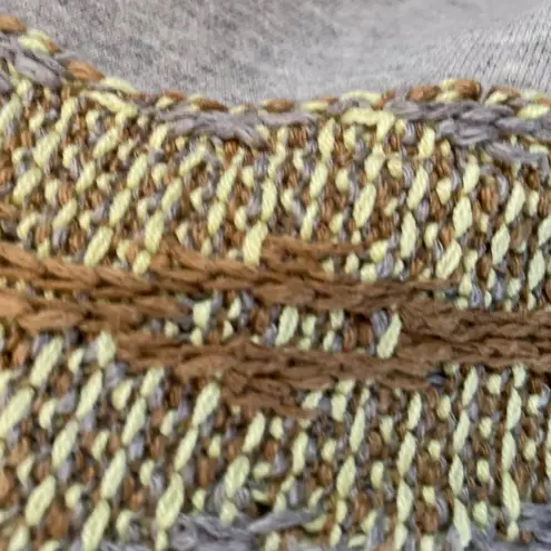 Free People Side Eye Sweatshirt chunky Knit Bodysuit Greybrown Fall Boho Sweater Gray Size M