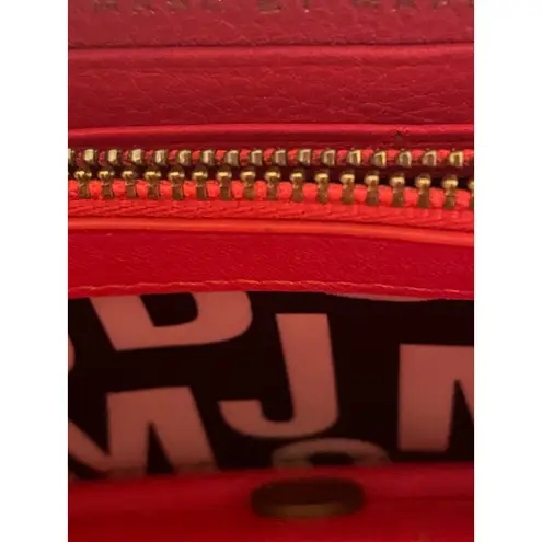 Marc by Marc Jacobs Standard Supply Workwear Zip Around Wallet Burgundy Red - Image 4